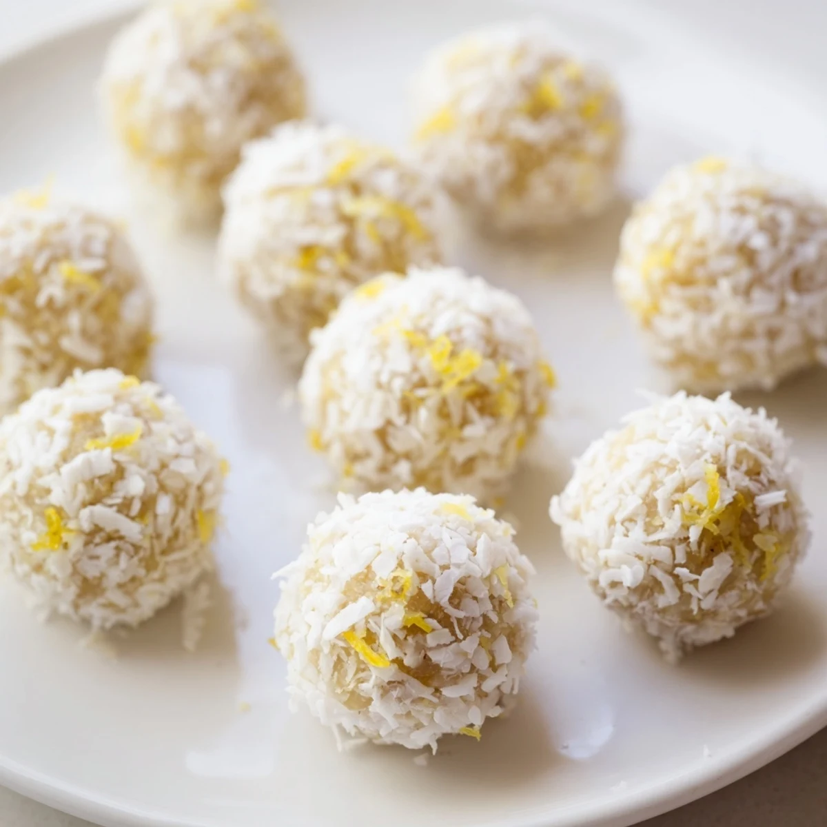 Holiday Snack Lemon Ginger Balls