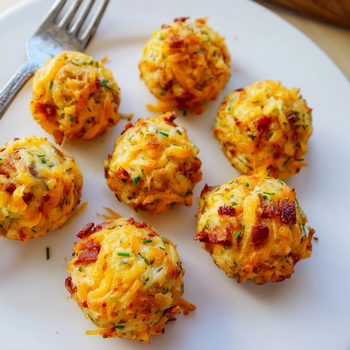 Appetizing Pickle Bacon Cheddar Muffin Balls served warm, perfect for snack lovers and gatherings.
