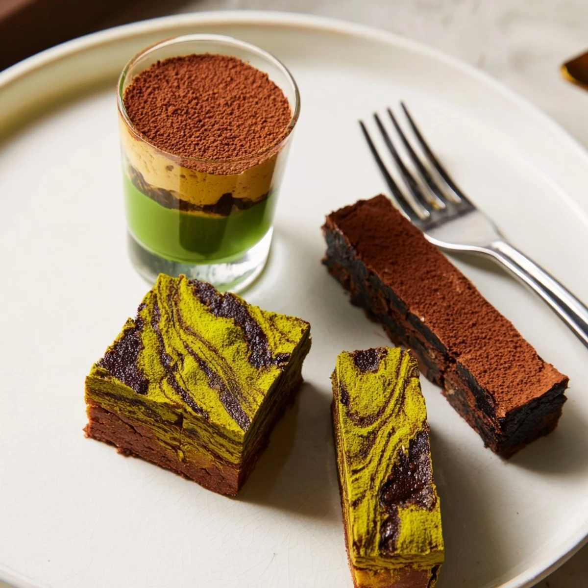 Delight in Global Dessert Mash-Ups with vibrant flavors from chai tiramisu and black sesame.