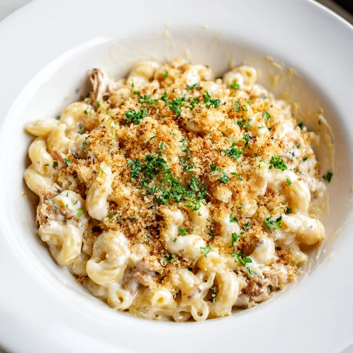 Barbecue Pulled Pork Mac Cheese