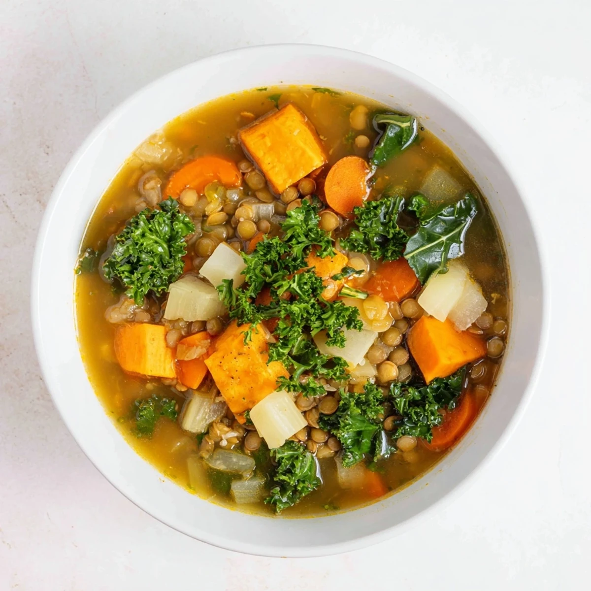 Winter Vegetable Lentil Soup