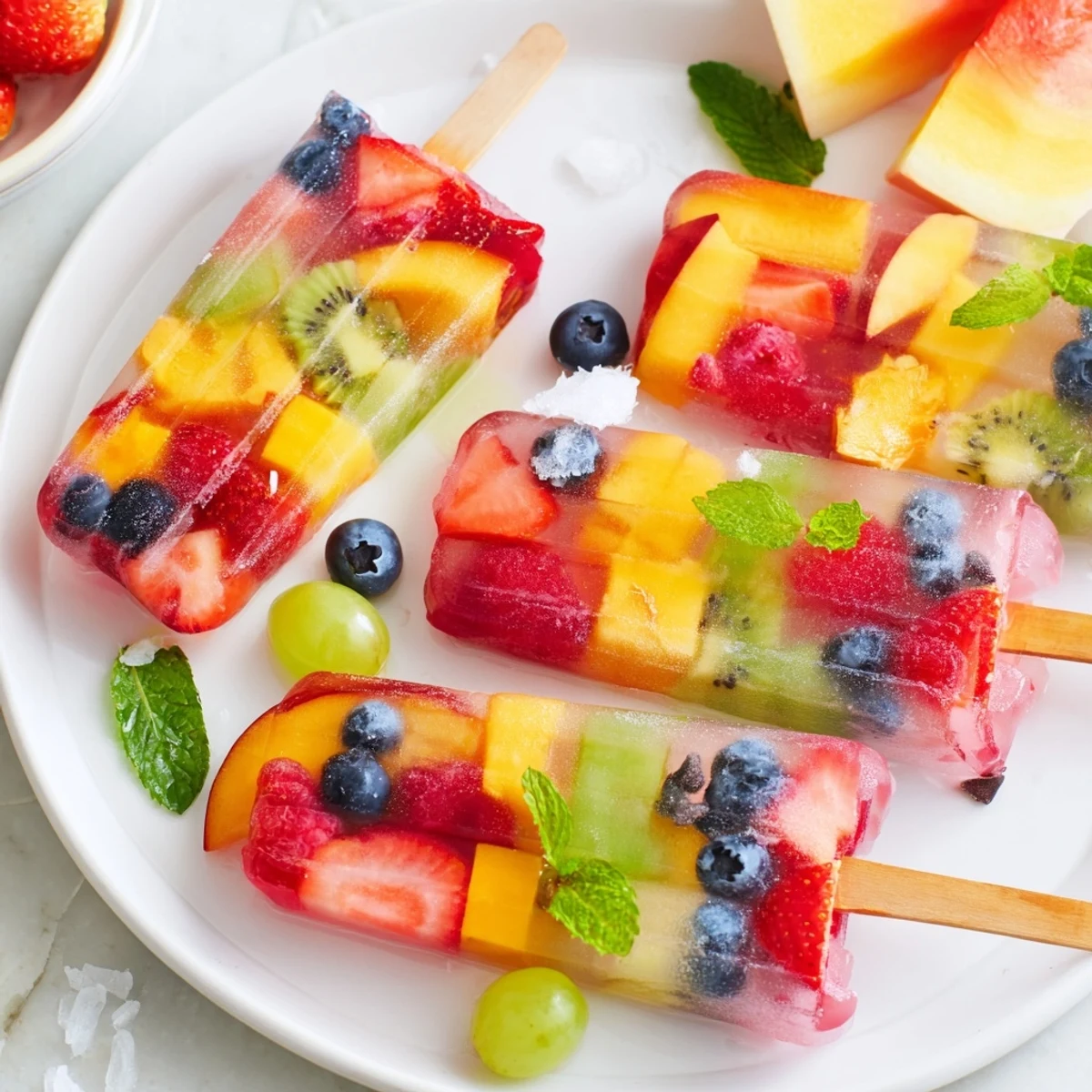 Taste the sweetness! A beautifully arranged Summer Popsicle Board offers refreshing fruit pops and tempting treats.