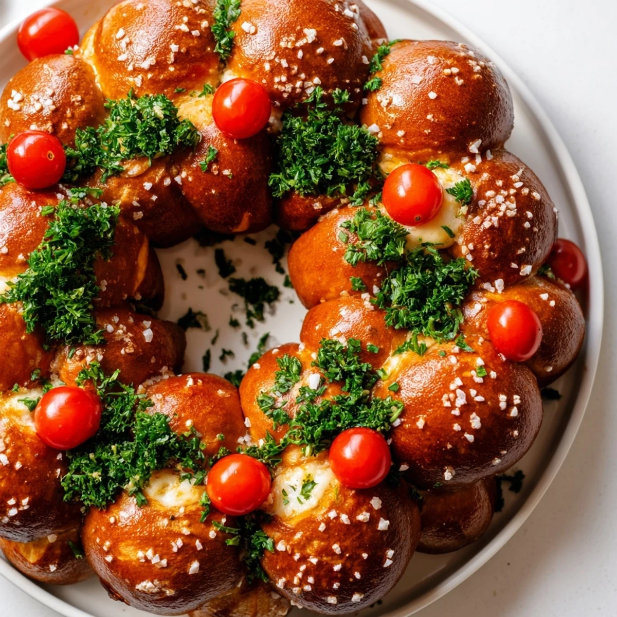 Pretzel Joy Wreath Appetizer