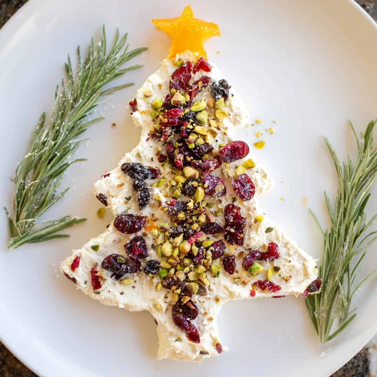 Rosemary Cranberry Christmas Tree is a festive holiday appetizer with vibrant cranberries and herbs.