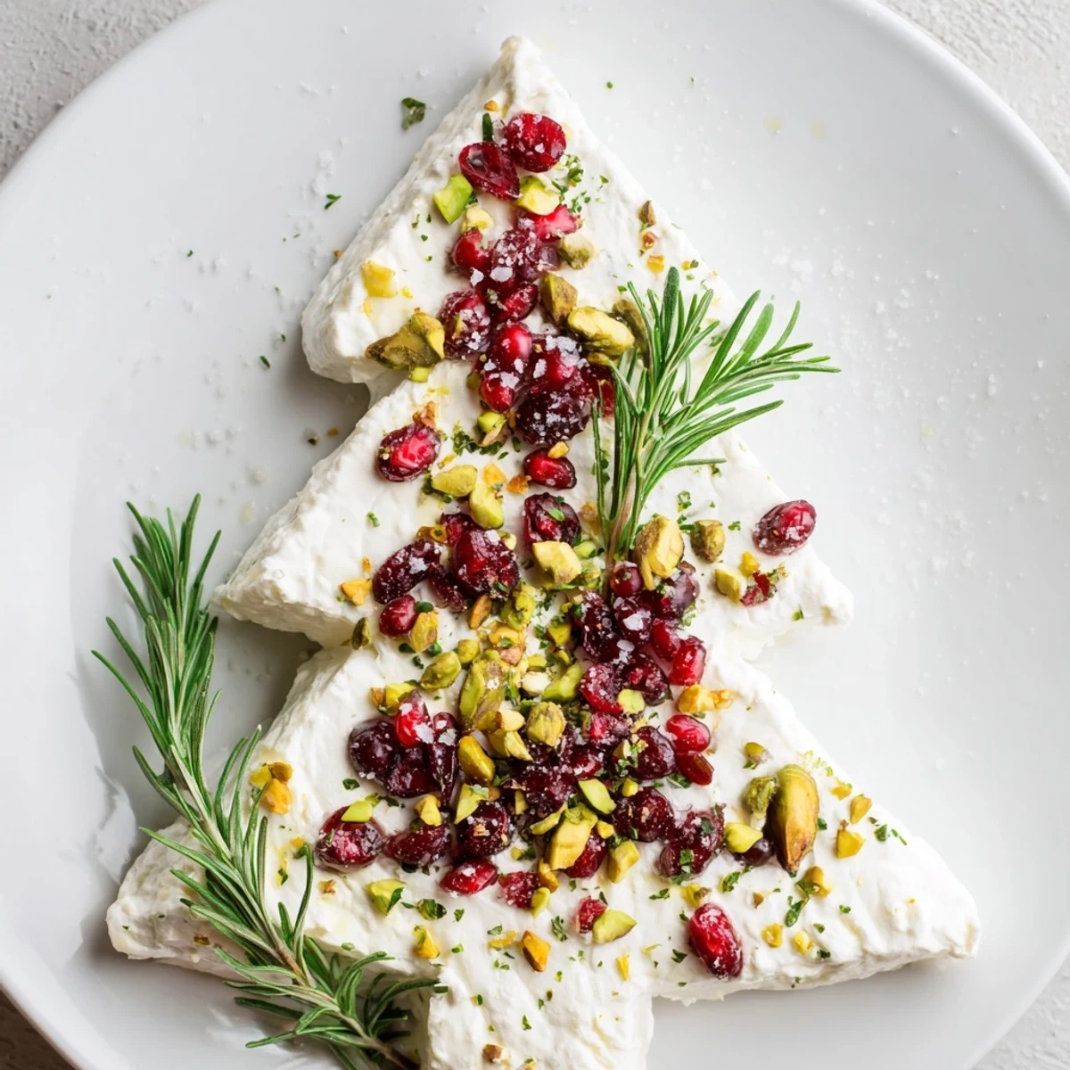 Rosemary Cranberry Christmas Tree