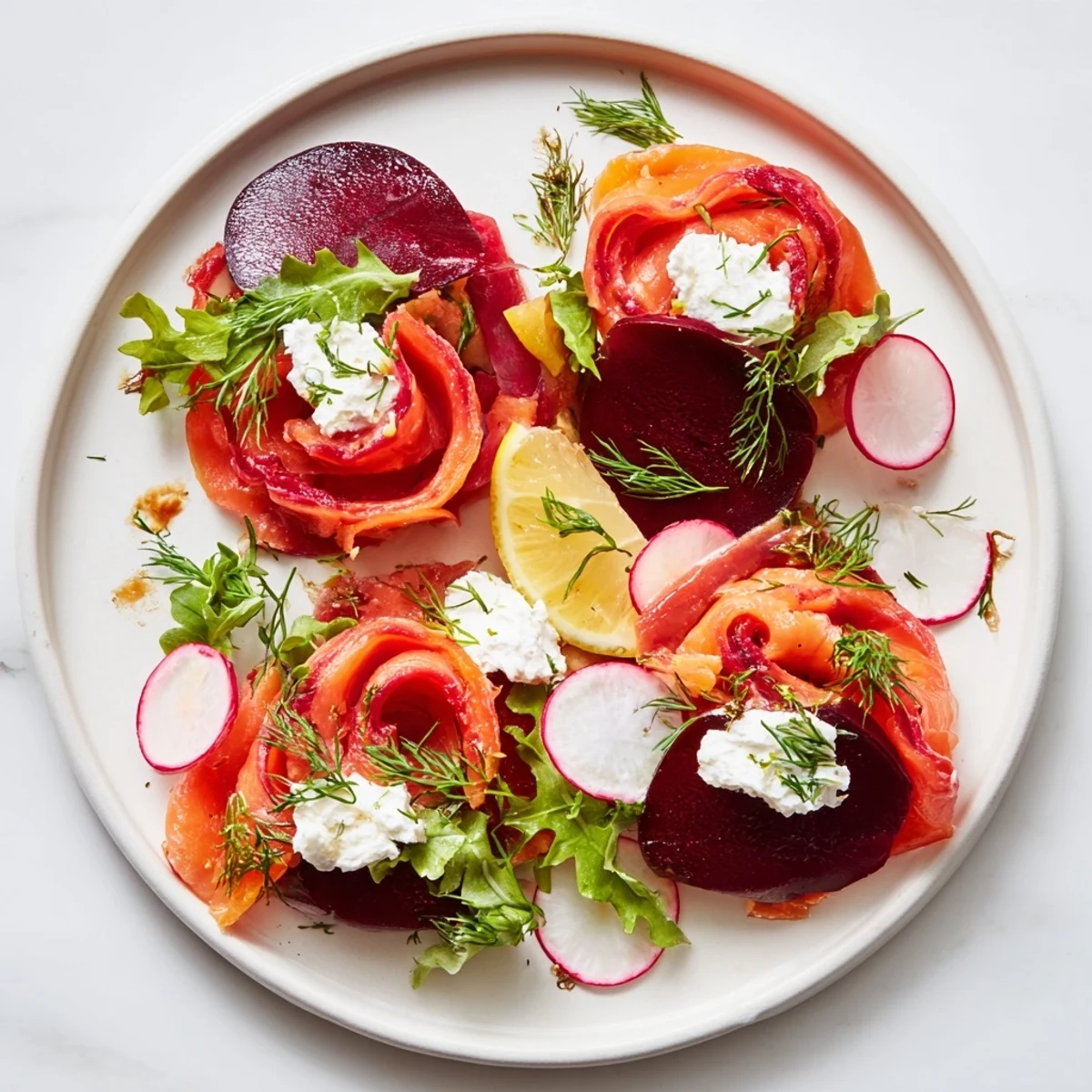 Vibrant Winter Harvest Smoked Salmon Board with colorful vegetables, perfect for holiday entertaining.
