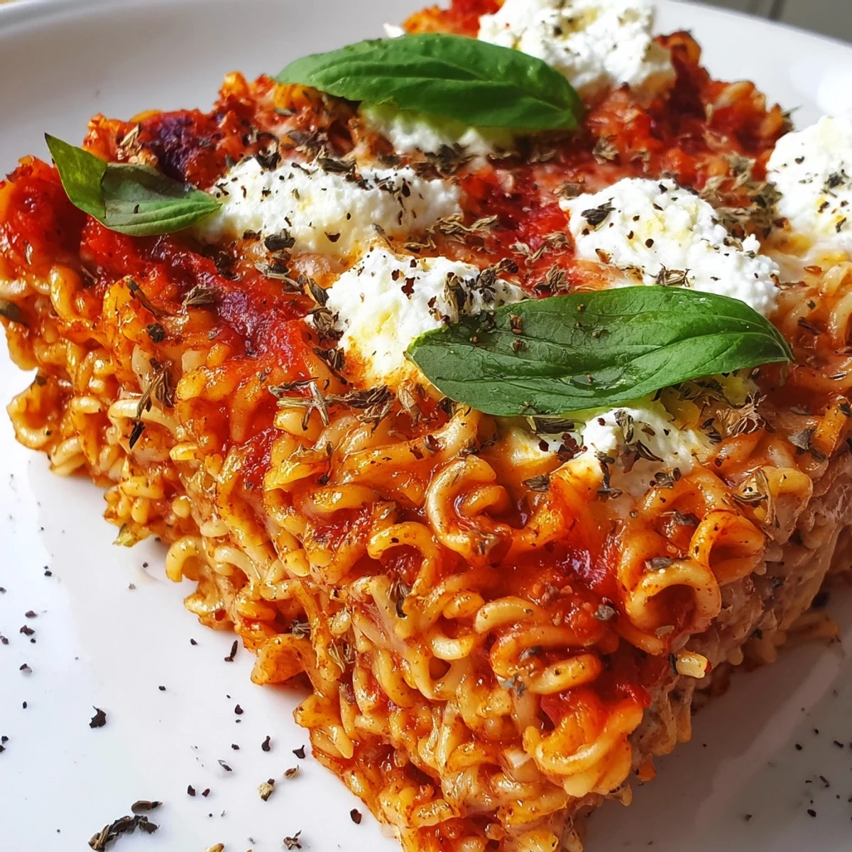 Ramen Lasagna Twist