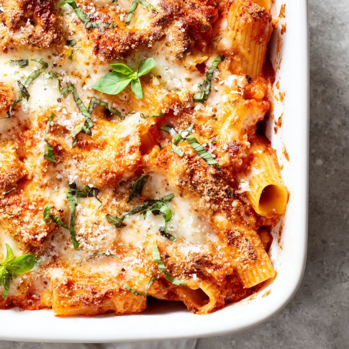 Four Cheese Baked Pasta