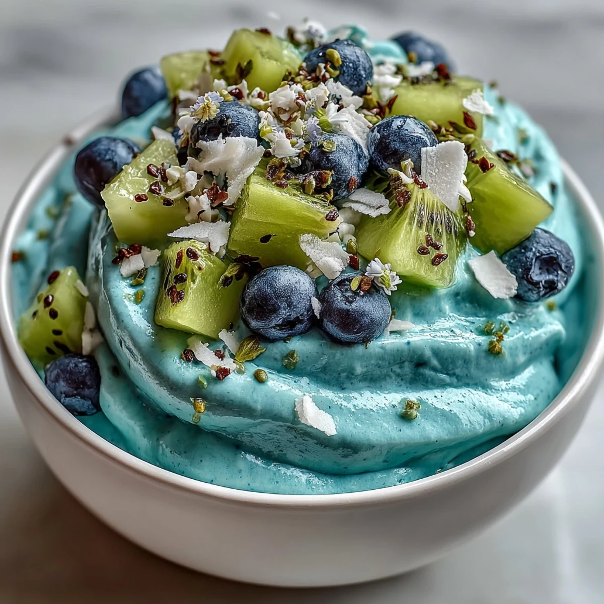 Whimsical Healthy Mermaid Smoothie Bowl