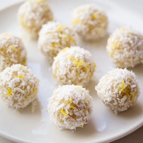 Holiday Snack Lemon Ginger Balls