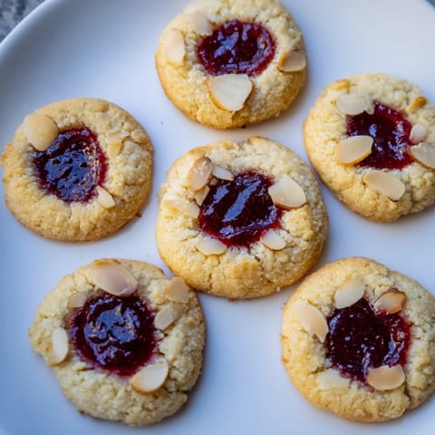 Cherry Almond Thumbprint Delight