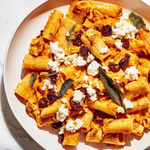 Cranberry Sage Feta Pasta