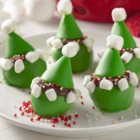 Elf Hat Chocolate Strawberries