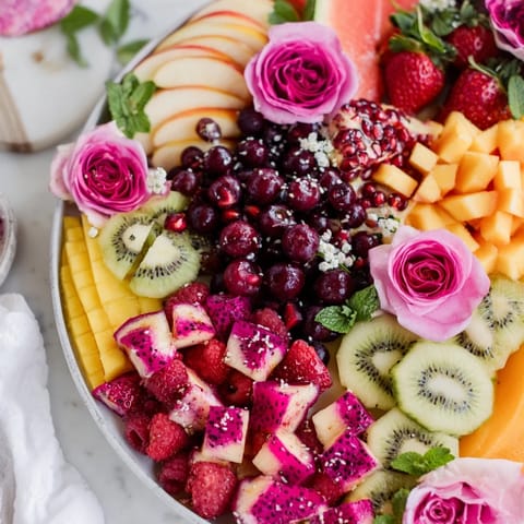 Pomegranate Fruit Color Platter