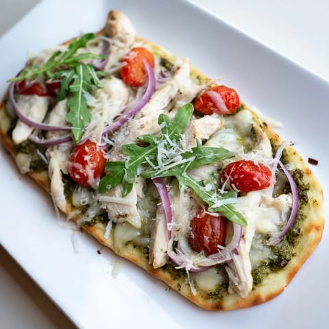 Pesto Chicken Flatbread