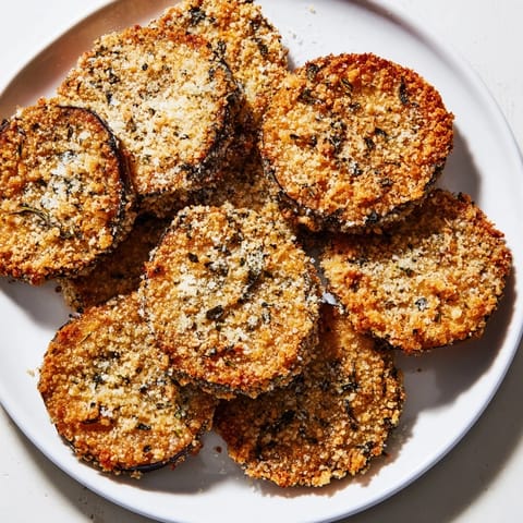 Crispy Eggplant Parmesan Chips