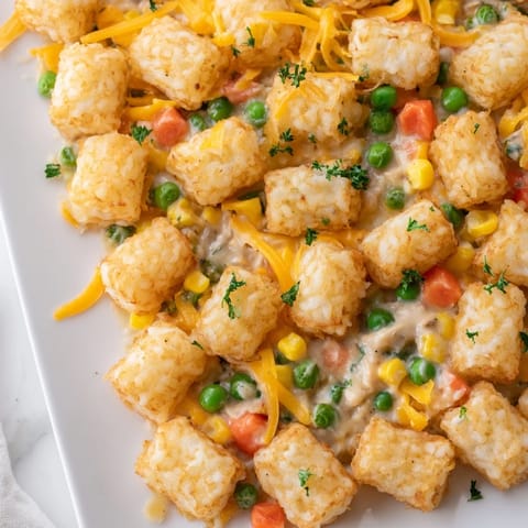 Crispy Tater Tot Casserole
