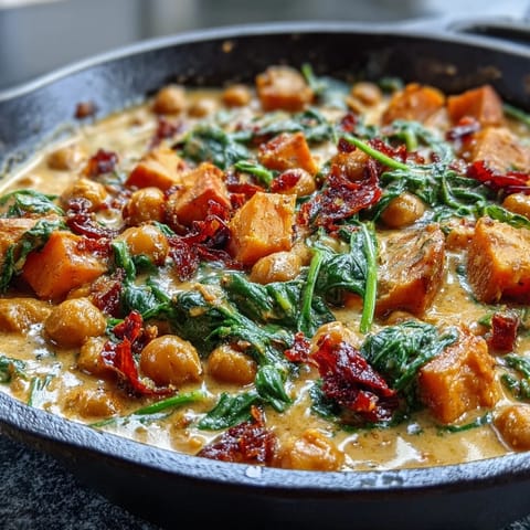 Creamy Coconut Chickpea Skillet