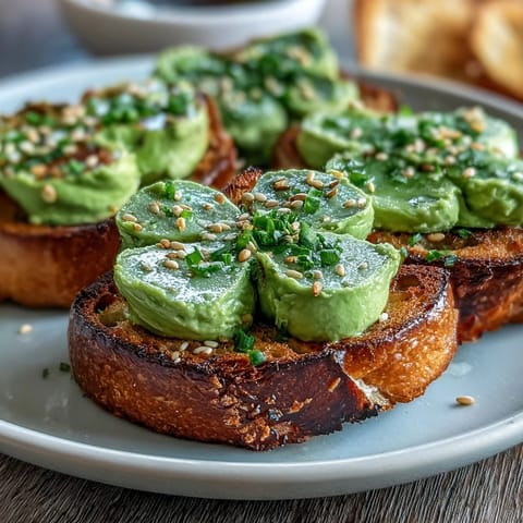 Shamrock Avocado Toast with Everything Seasoning topped with vibrant avocado shamrocks and savory seasoning blend.  