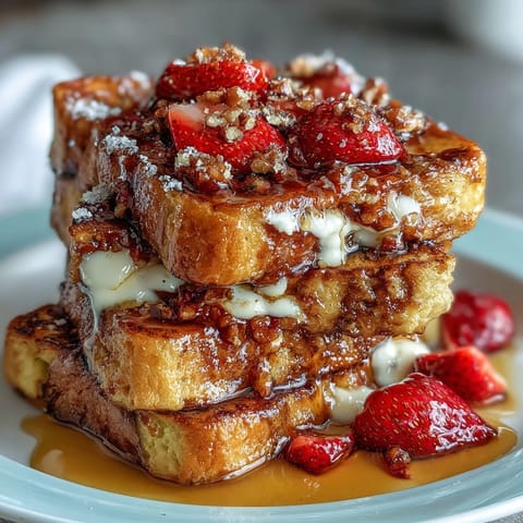 Spring Brunch Strawberry French Toast