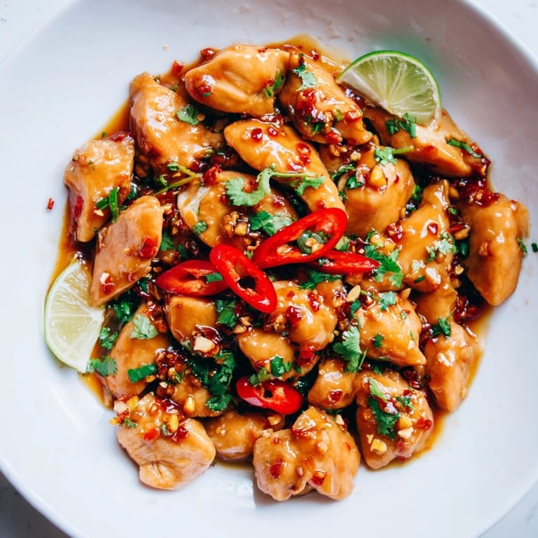 Imagine the juicy Mango Chili Garlic Chicken Skillet sizzling; a perfect weeknight dinner.