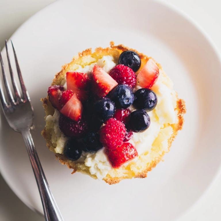 Sweet Ricotta Berry Blondie Cups: a summery, shareable dessert for any occasion.