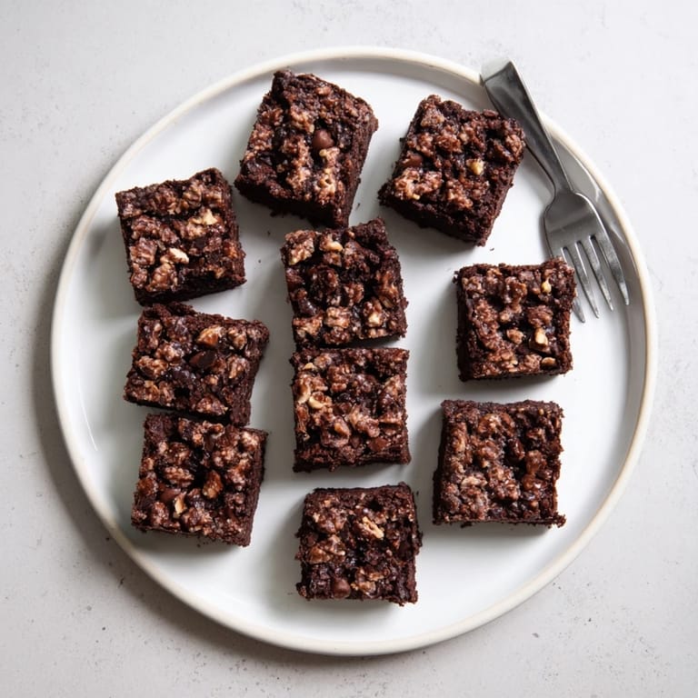 Indulgent Zero-Waste Brownies made with leftover nut-milk pulp for minimal waste.  
