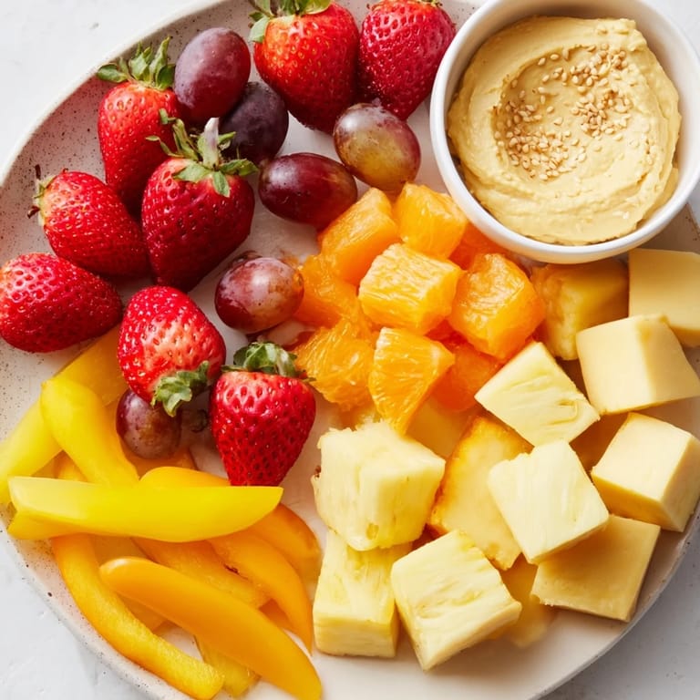 Bright and inviting Sunshine Snack Tray: a platter overflowing with fresh, vibrant, ready-to-eat goodies.