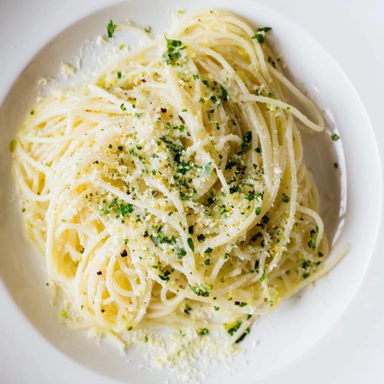 Lemon Capellini with Fresh Herbs