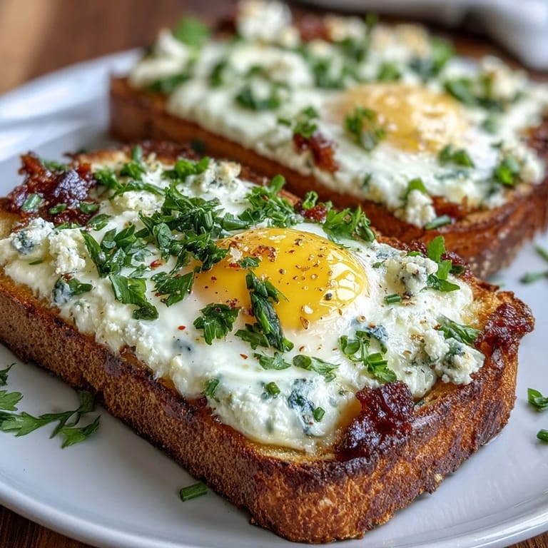 Golden egg scramble with tender asparagus spears and chives atop toasted country bread, ideal for a quick lunch.